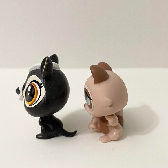 LPS Littlest Pet Shop Lot of 4 Squirrel Chinchilla Raccoon Albany Perth Chipmunk - Picture 15 of 16
